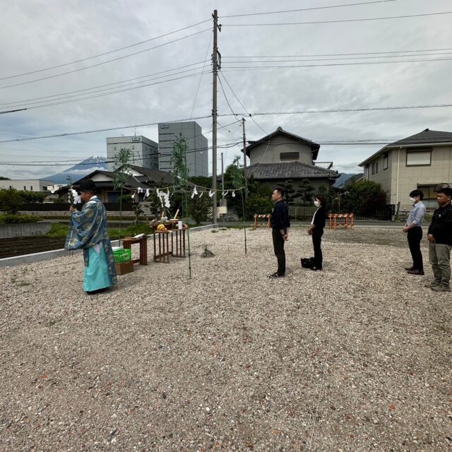 地鎮祭を行いました