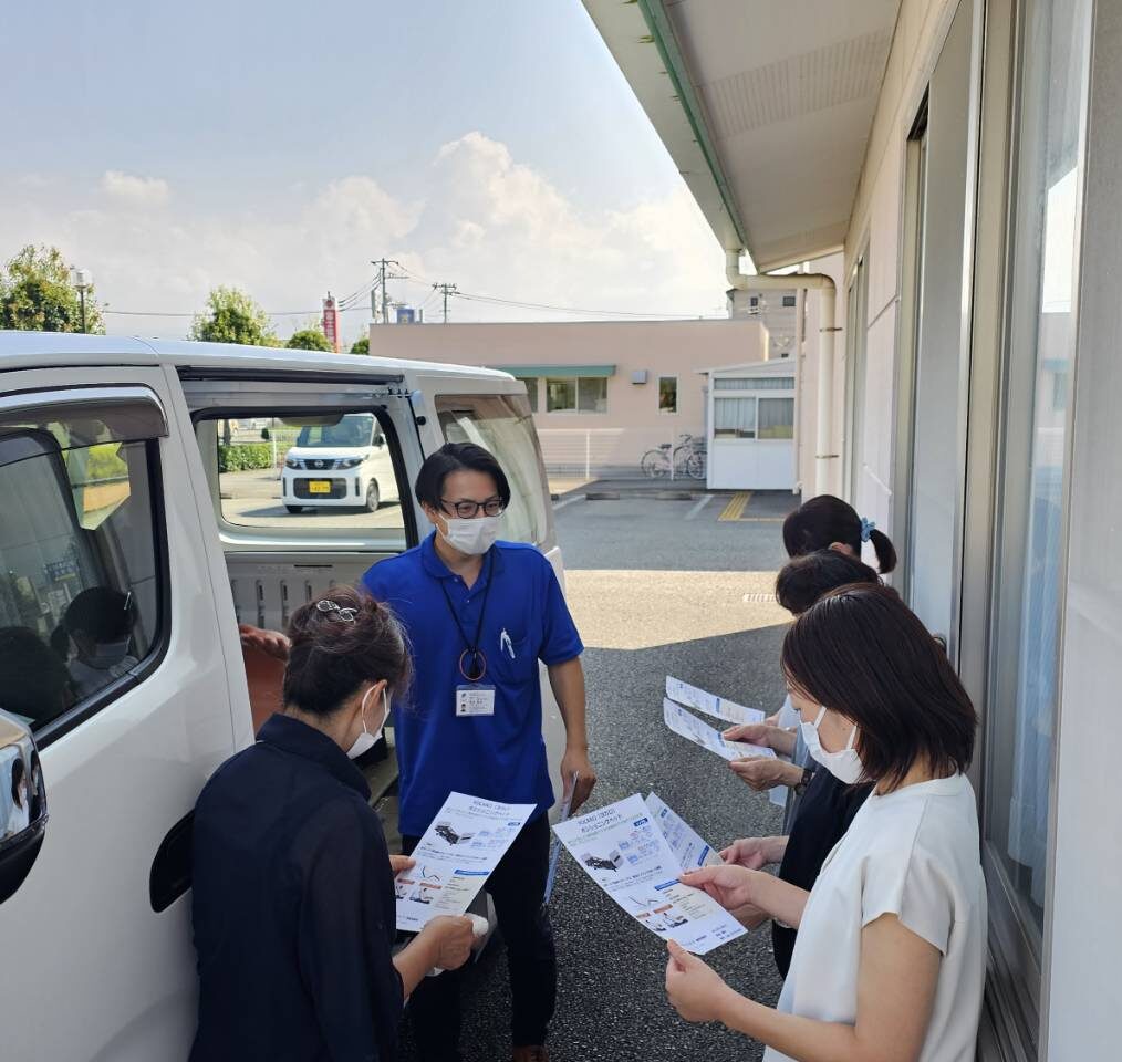 フロンティア様をお招きして福祉用具の勉強会を開催しました